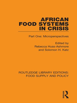 cover image of African Food Systems in Crisis